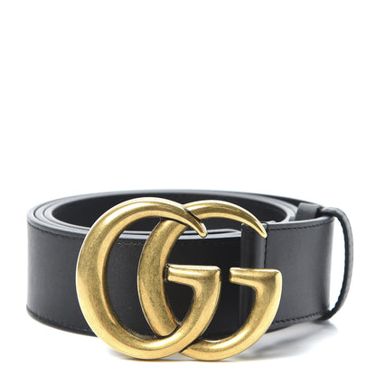 Gucci Calfskin Double G 40mm Belt 90 36 Black 1 of 4
