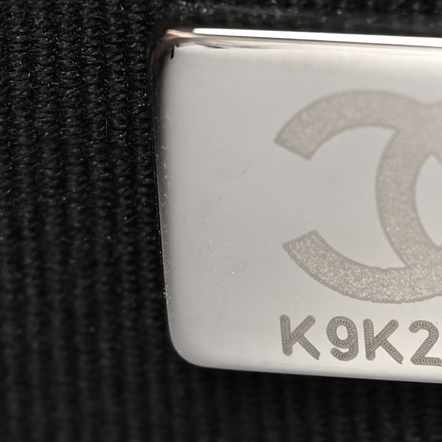 Lambskin Quilted Trendy CC Wallet On Chain WOC So Black