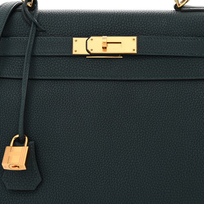 Hermes Togo Kelly Retourne 28 Vert Cypress 8 of 10