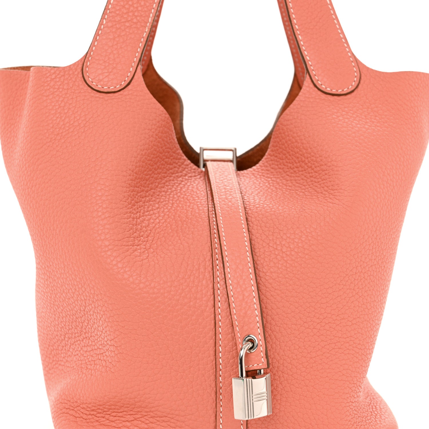 Hermes Taurillon Clemence Picotin Lock 22 MM Crevette 8 of 10