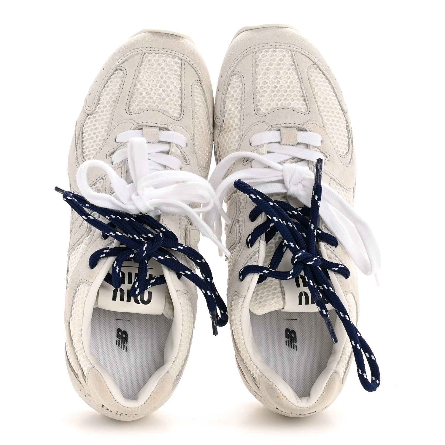 Miu Miu X NEW BALANCE Mesh Suede 530 SL Sneakers 36 White 2 of 9
