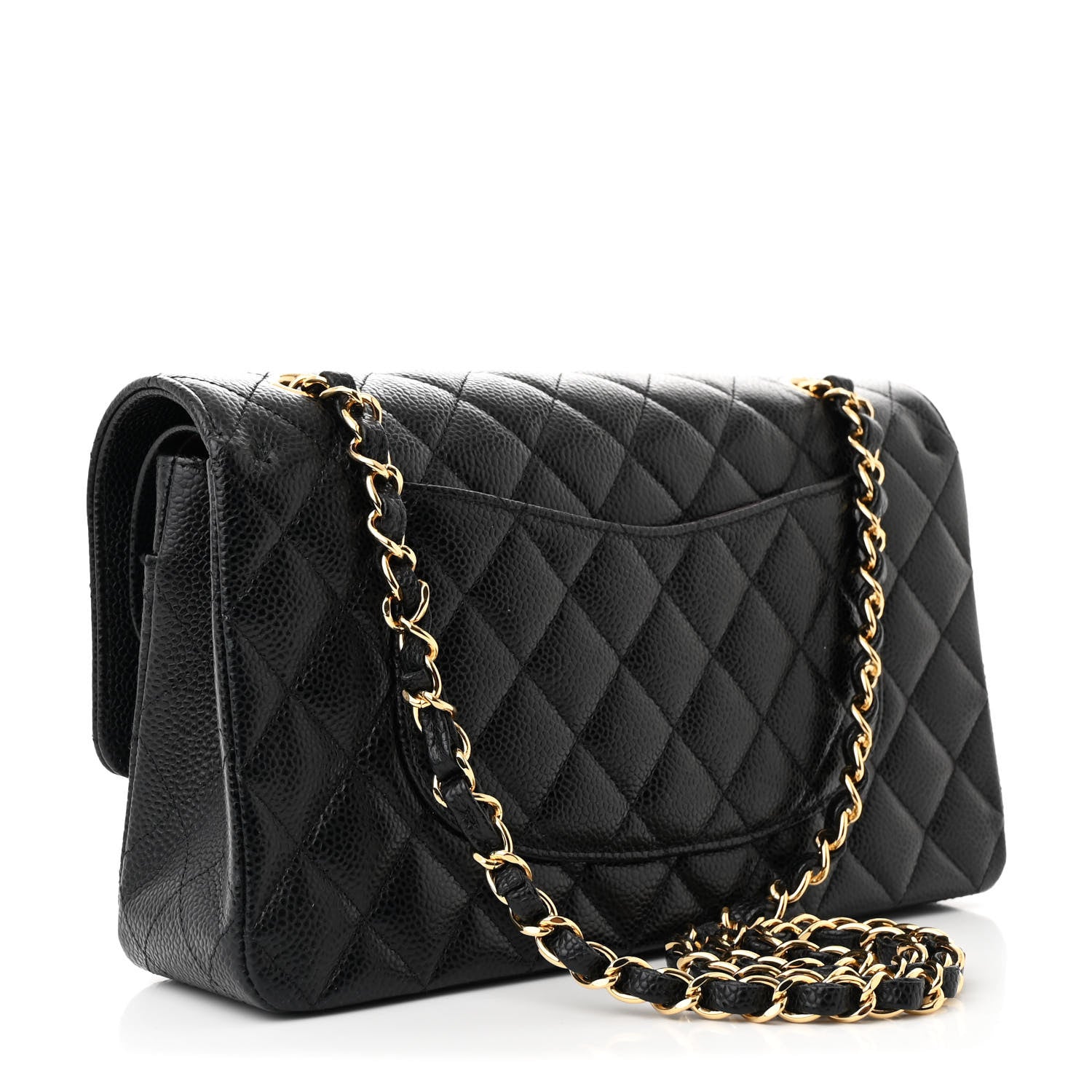 Chanel Caviar Quilted Medium Double Flap Black 3 of 11