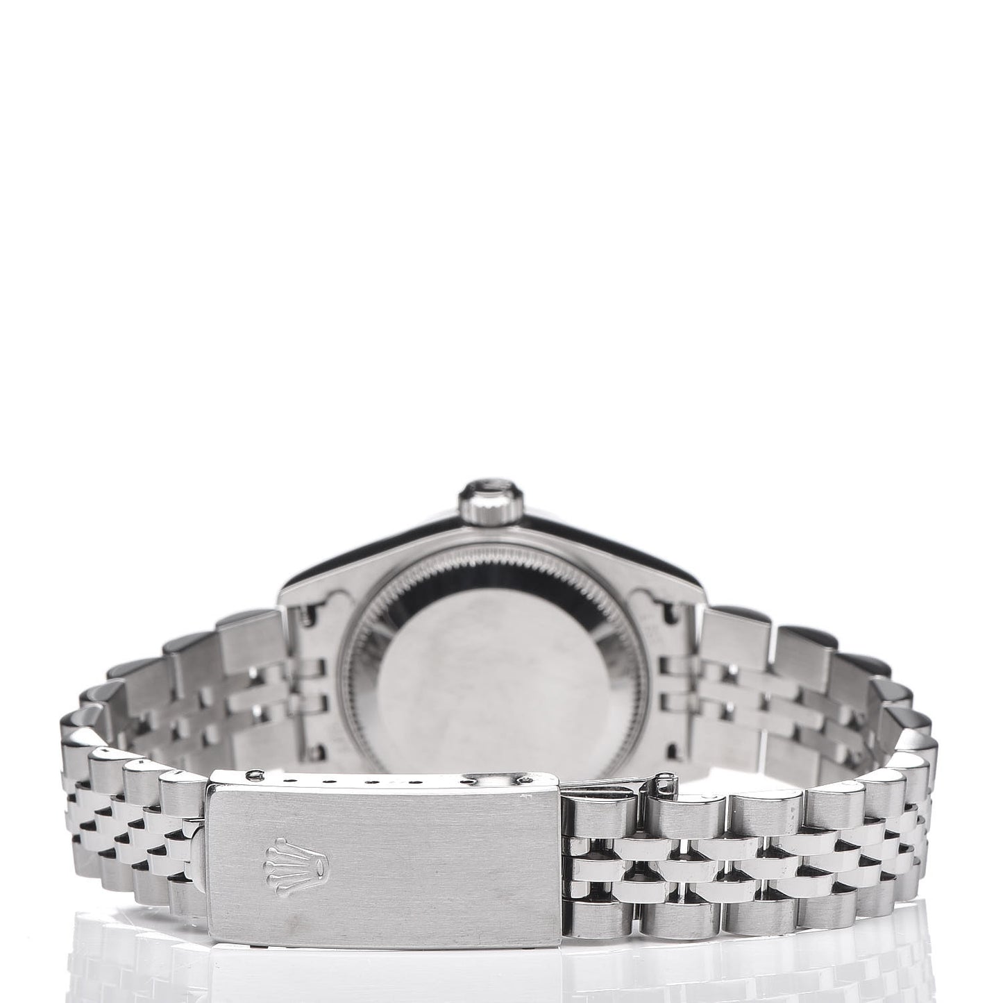Stainless Steel 18K White Gold Diamond 26mm Oyster Perpetual Datejust Watch Silver Jubilee 79174