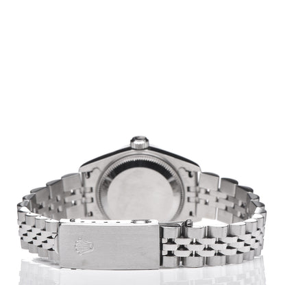Rolex Stainless Steel 18K White Gold Diamond 26mm Oyster Perpetual Datejust Watch Silver Jubilee 79174 4 of 8