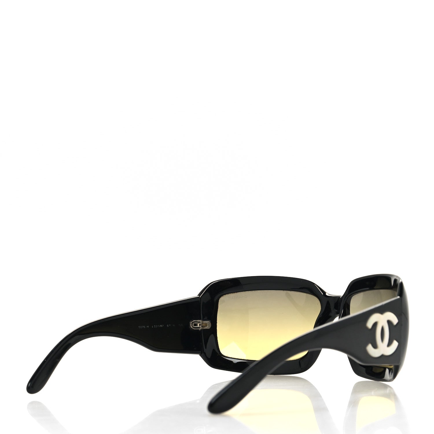Chanel Mother of Pearl CC Sunglasses 5076-H Black 7 of 10