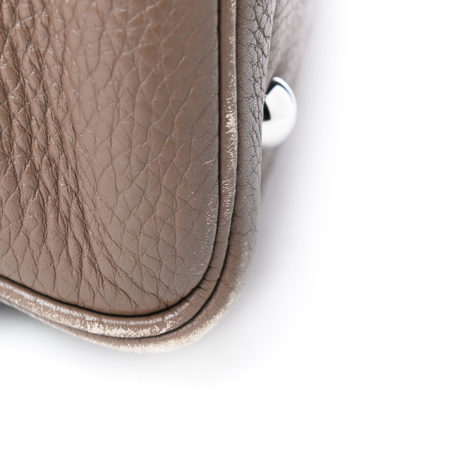 Hermes Taurillon Clemence Victoria II 35 Etoupe 6 of 8