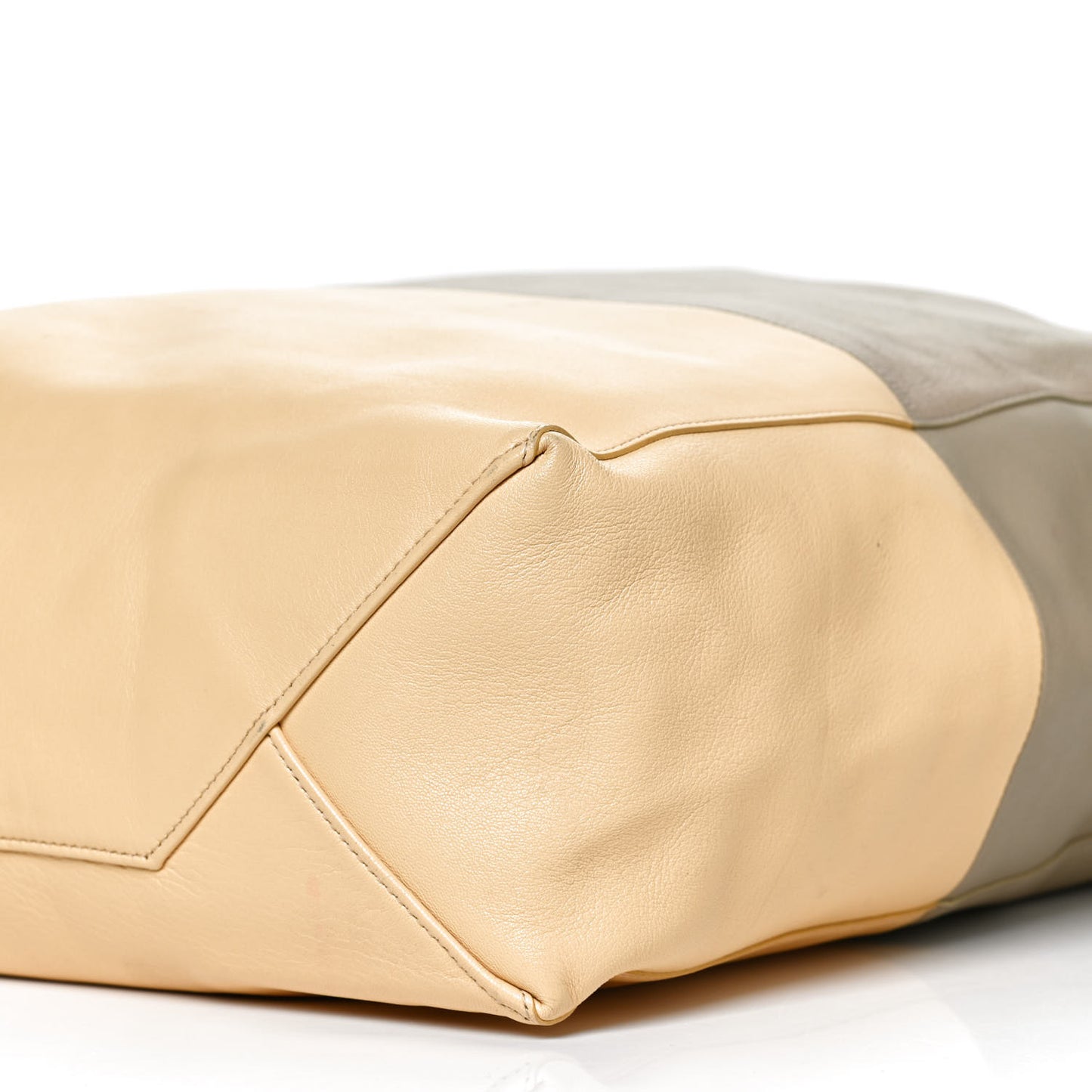 Lambskin Vertical Bi-Cabas Butter