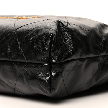 Chanel Shiny Calfskin Quilted Chanel 22 Black 11 of 11