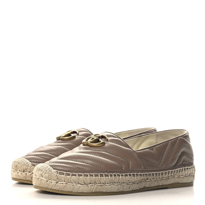 Gucci Nappa Matelasse GG Marmont Espadrilles 40 Porcelain Rose 4 of 9