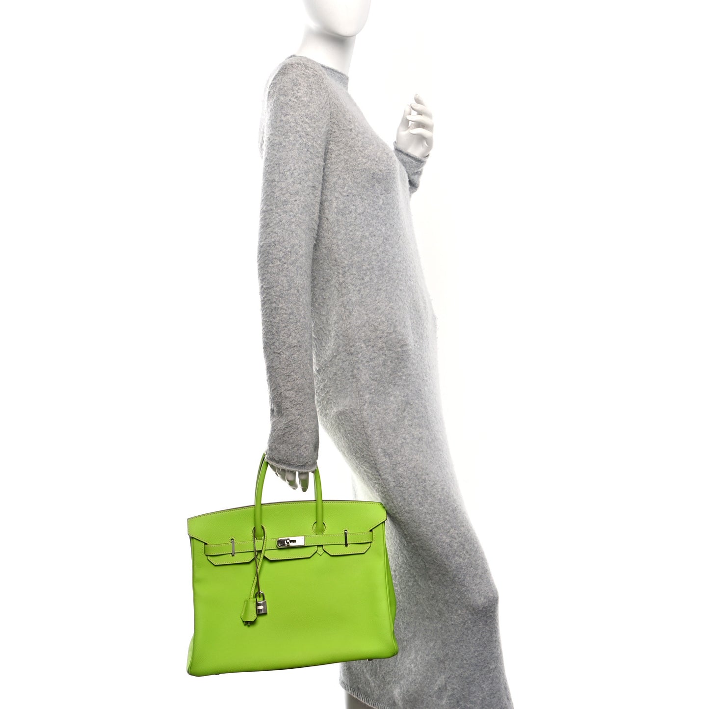 Epsom Candy Birkin 35 Kiwi Lichen