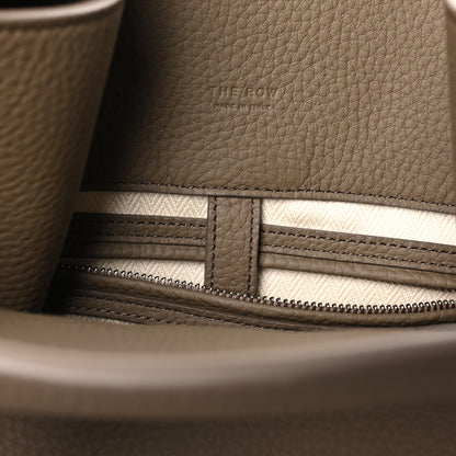 The Row Matte Grained Calfskin Soft Margaux 15 Dark Taupe 6 of 9