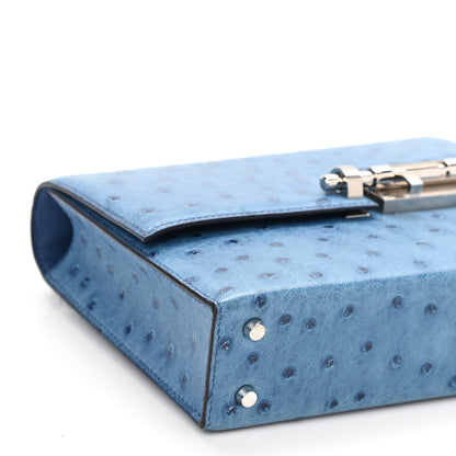 Hermes Ostrich Mini Verrou Chaine Bag 9 of 11