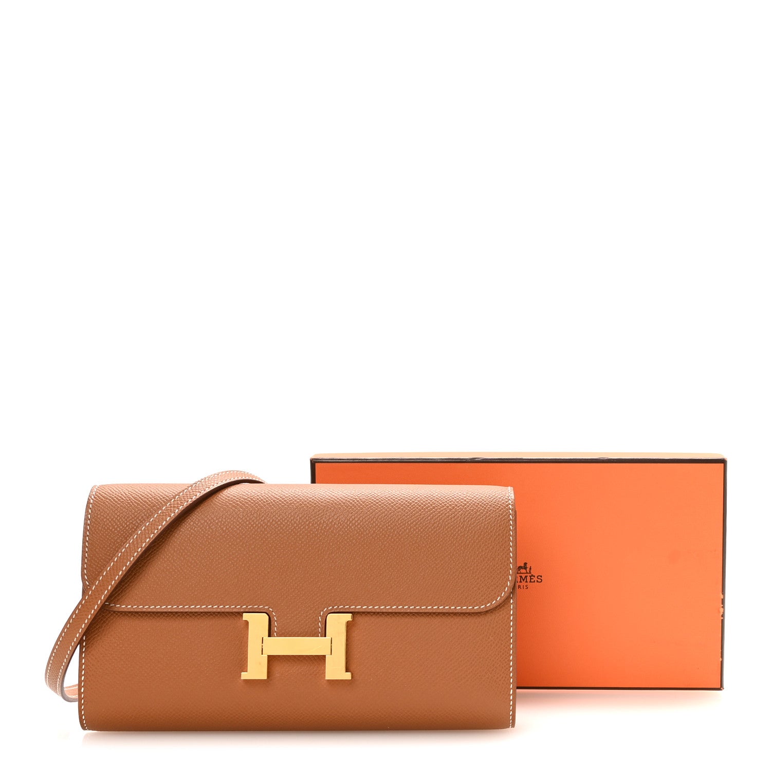 Hermes Epsom Constance Long Wallet To Go Gold 11 of 11