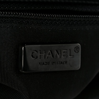 Chanel Lambskin Quilted Cockpit Flap Bag Black 7 of 12