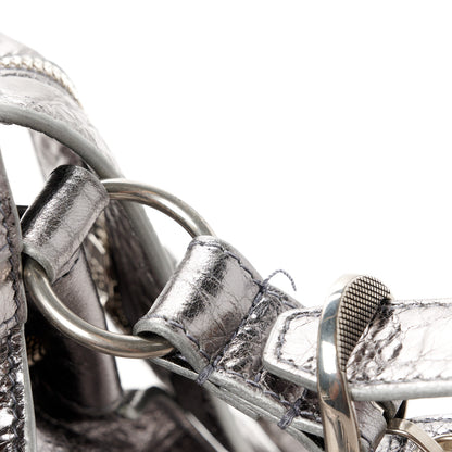 Balenciaga Metallic Agneau Arena Neo Cagole City Silver 11 of 12