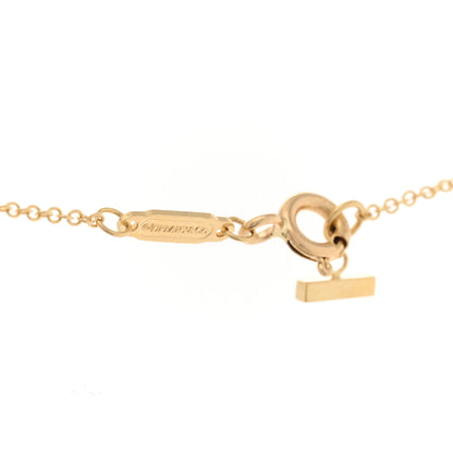 Tiffany 18K Yellow Gold Large T Smile Pendant Necklace 3 of 3