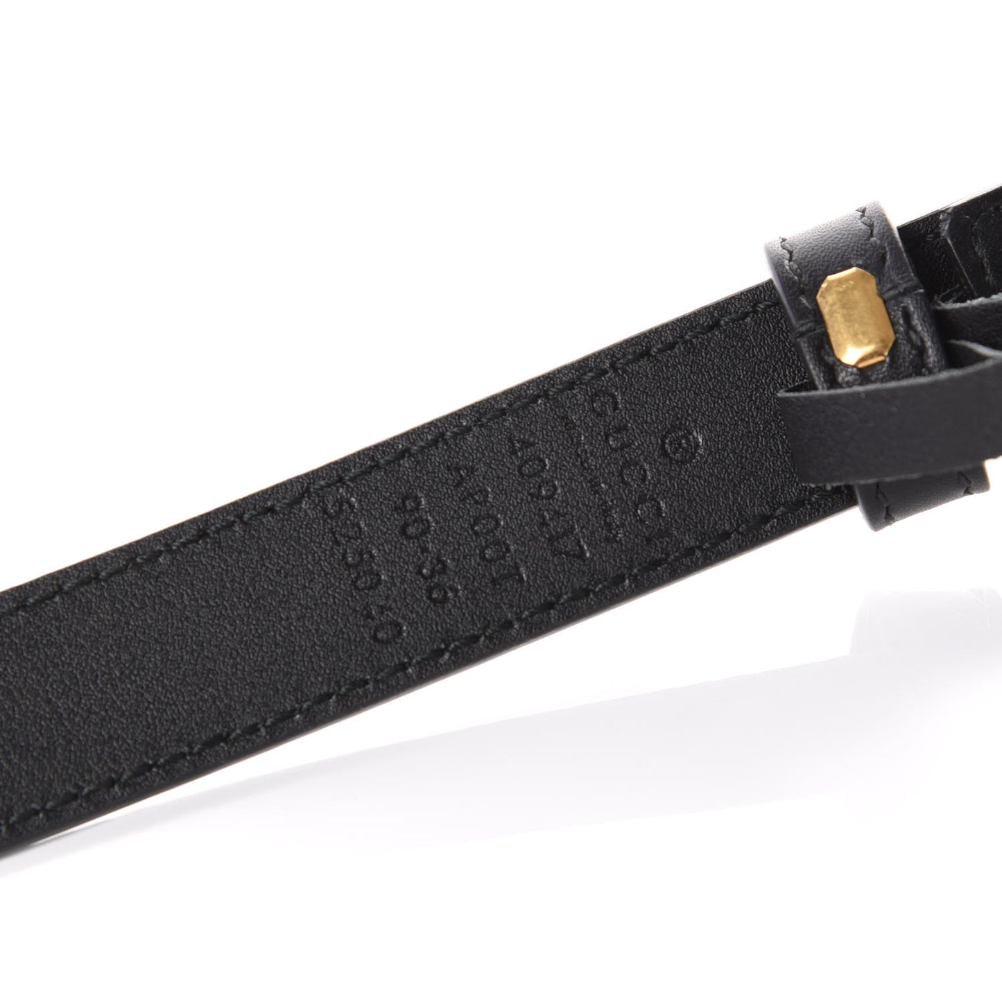 Calfskin Double G 20mm Belt 90 36 Black