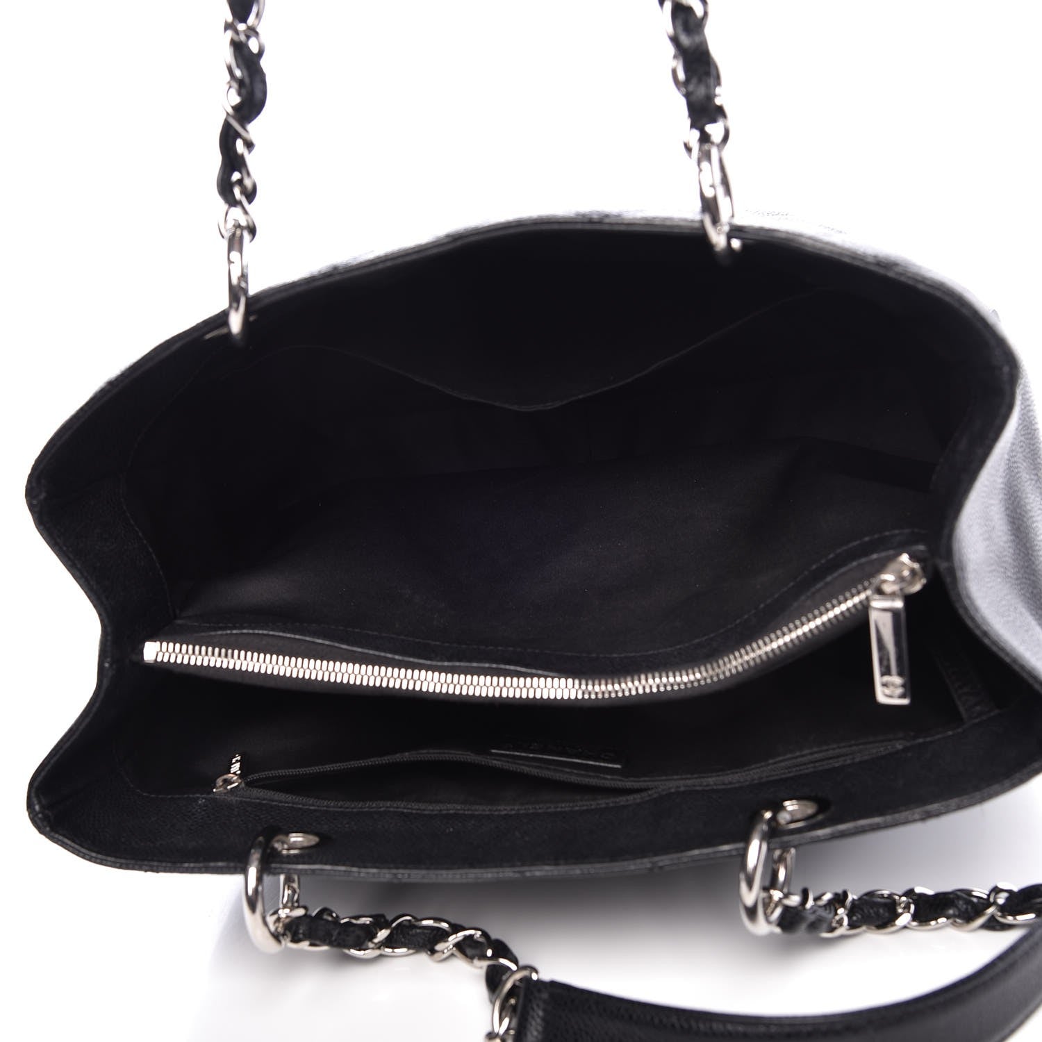 Chanel Caviar Quilted Grand Shopping Tote GST Black 8 of 20