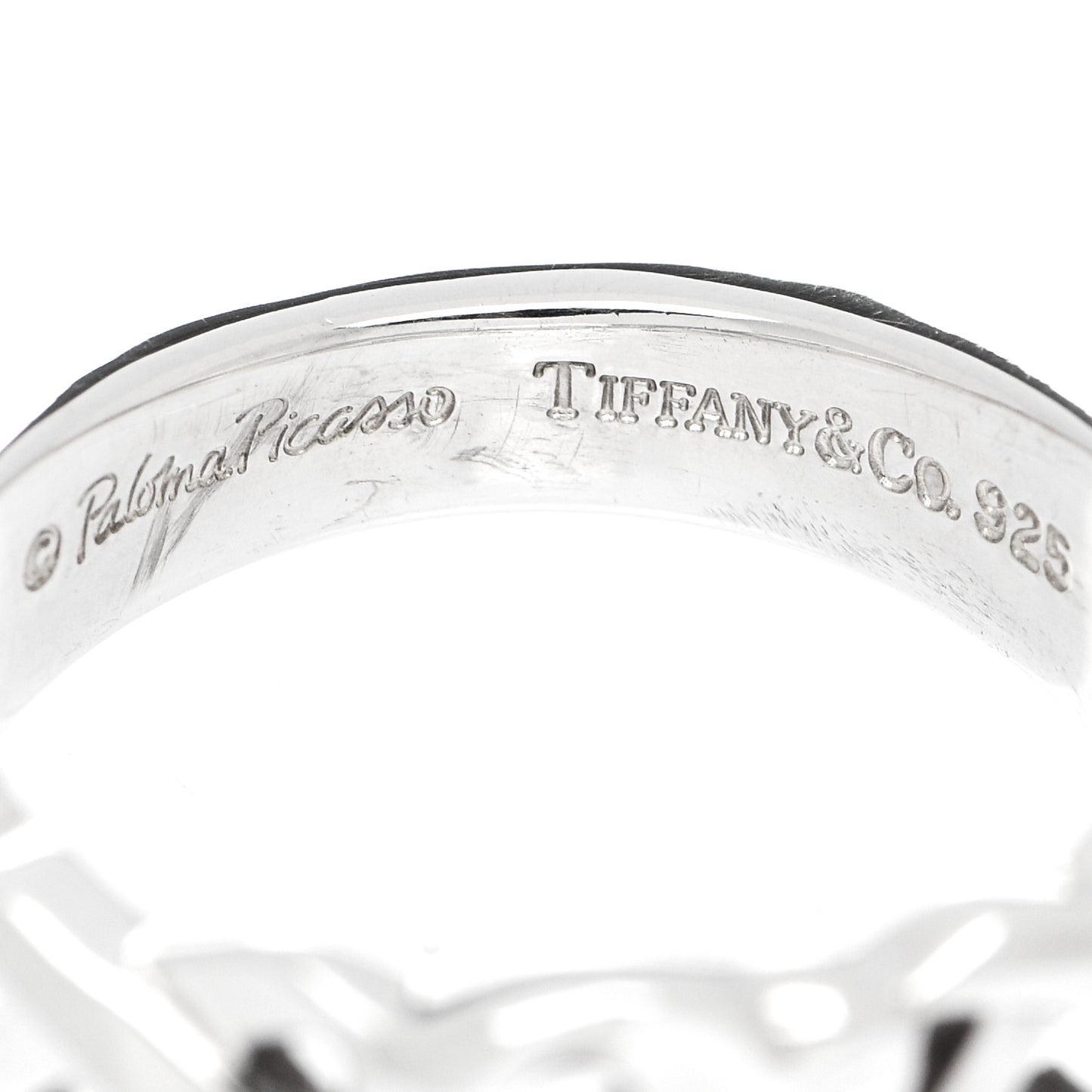 Sterling Silver Paloma Picasso Loving Heart Band Ring 54 7