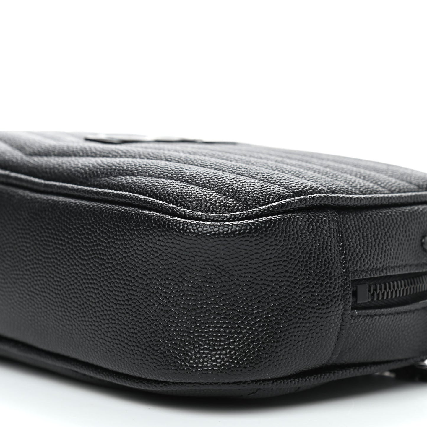 Grain De Poudre Matelasse Monogram Mini Lou Camera Bag Black