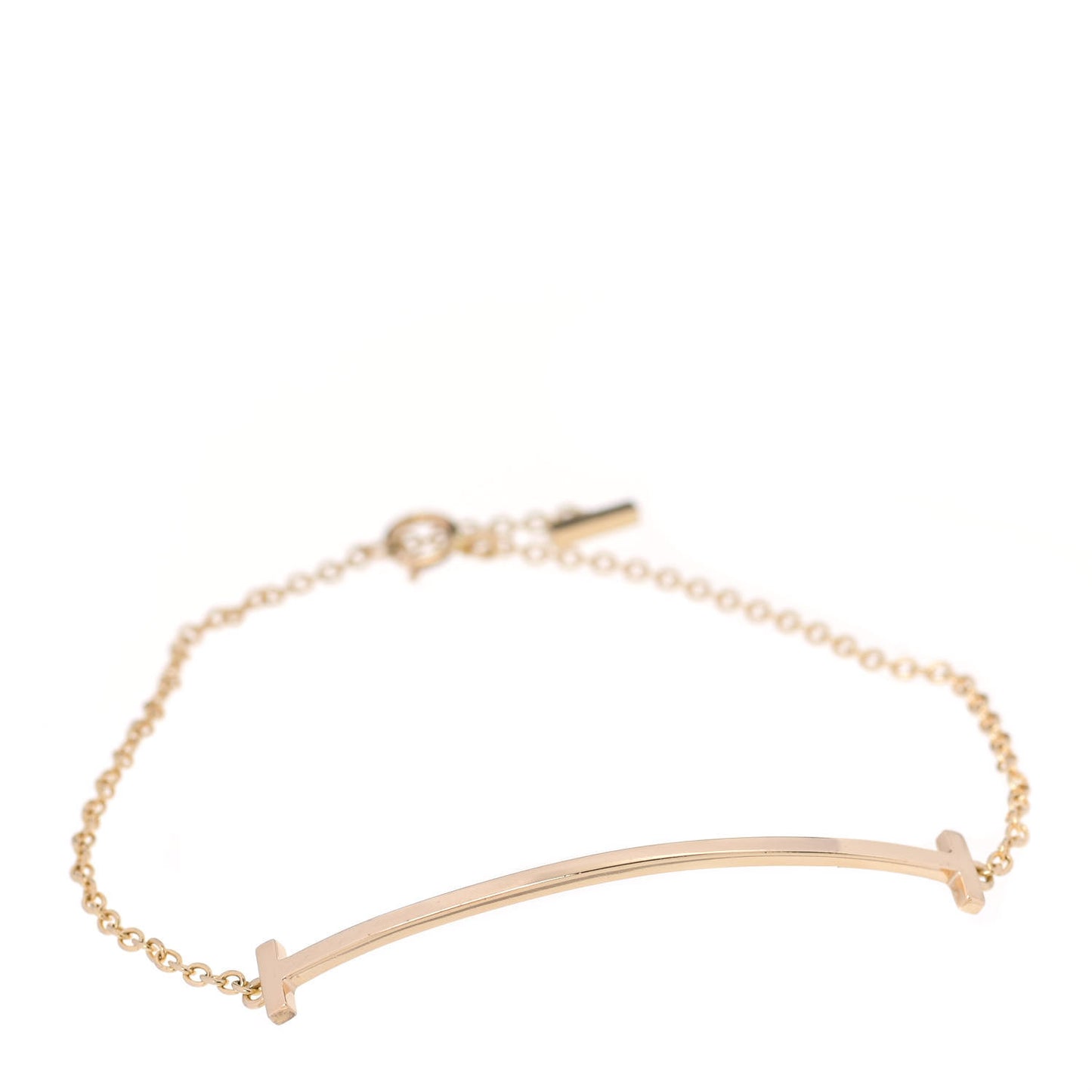 18K Yellow Gold T Smile Bracelet