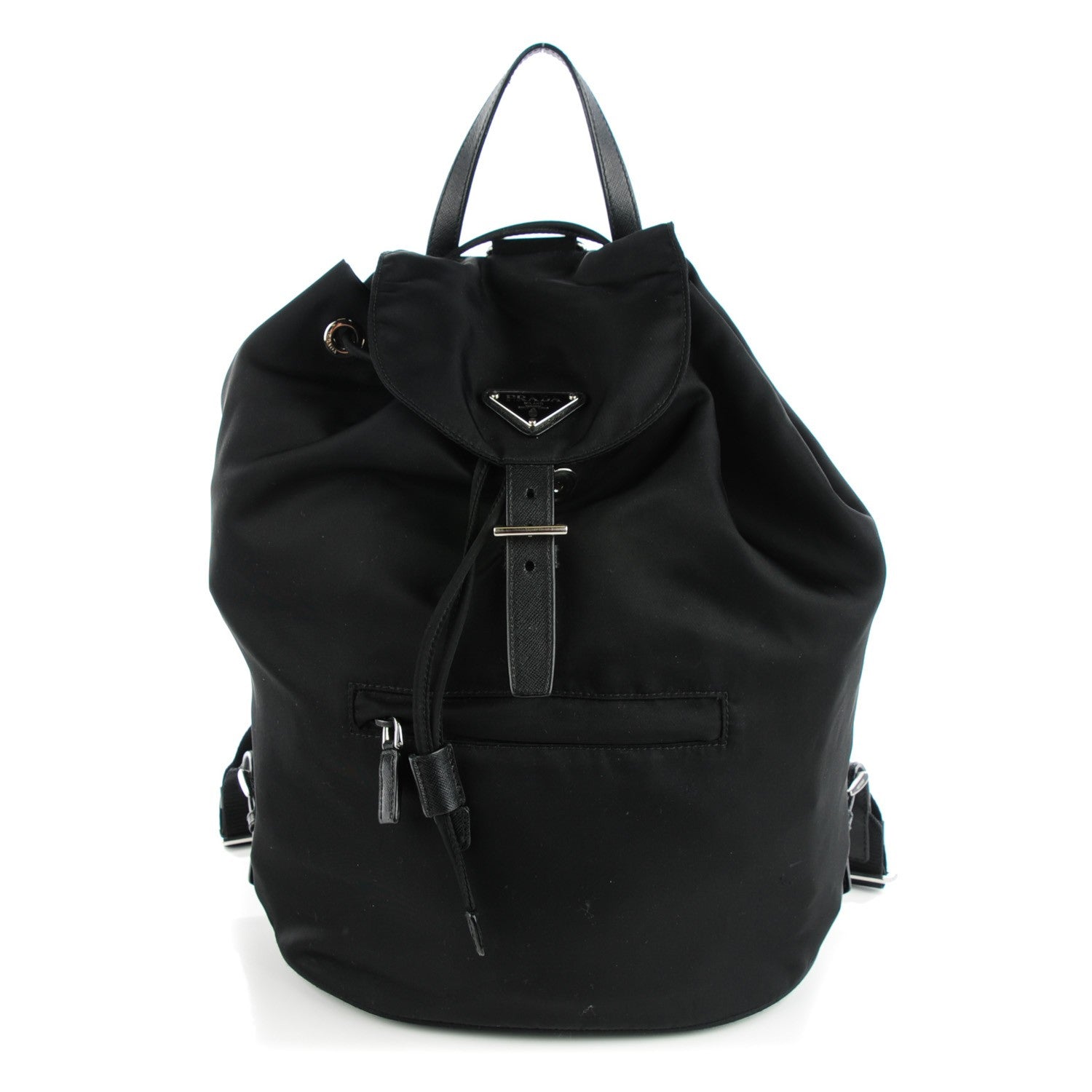 Prada Nylon Vela Medium Backpack Black 1 of 9