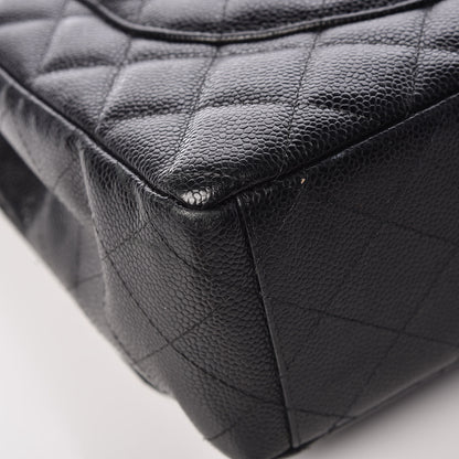 Chanel Caviar Quilted Maxi Double Flap Black 18 of 19