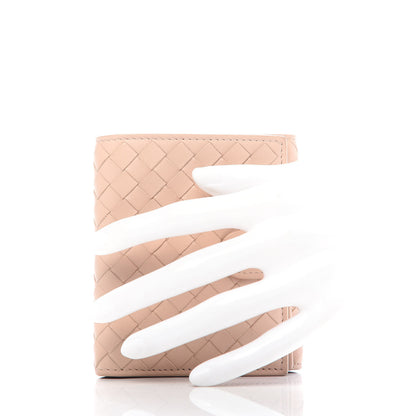 Bottega Veneta Nappa Intrecciato French Flap Wallet Flamingo 2 of 7