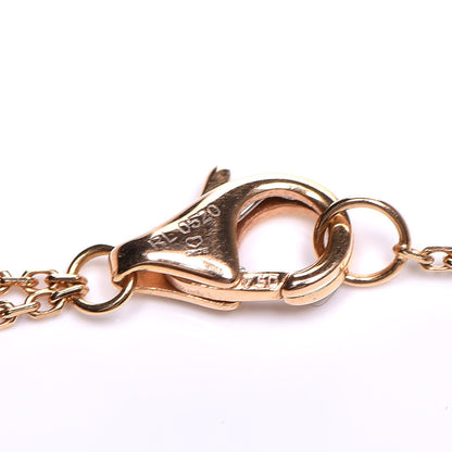 Cartier 18K Pink Yellow White Gold Trinity Double Chain Pendant Necklace 6 of 7