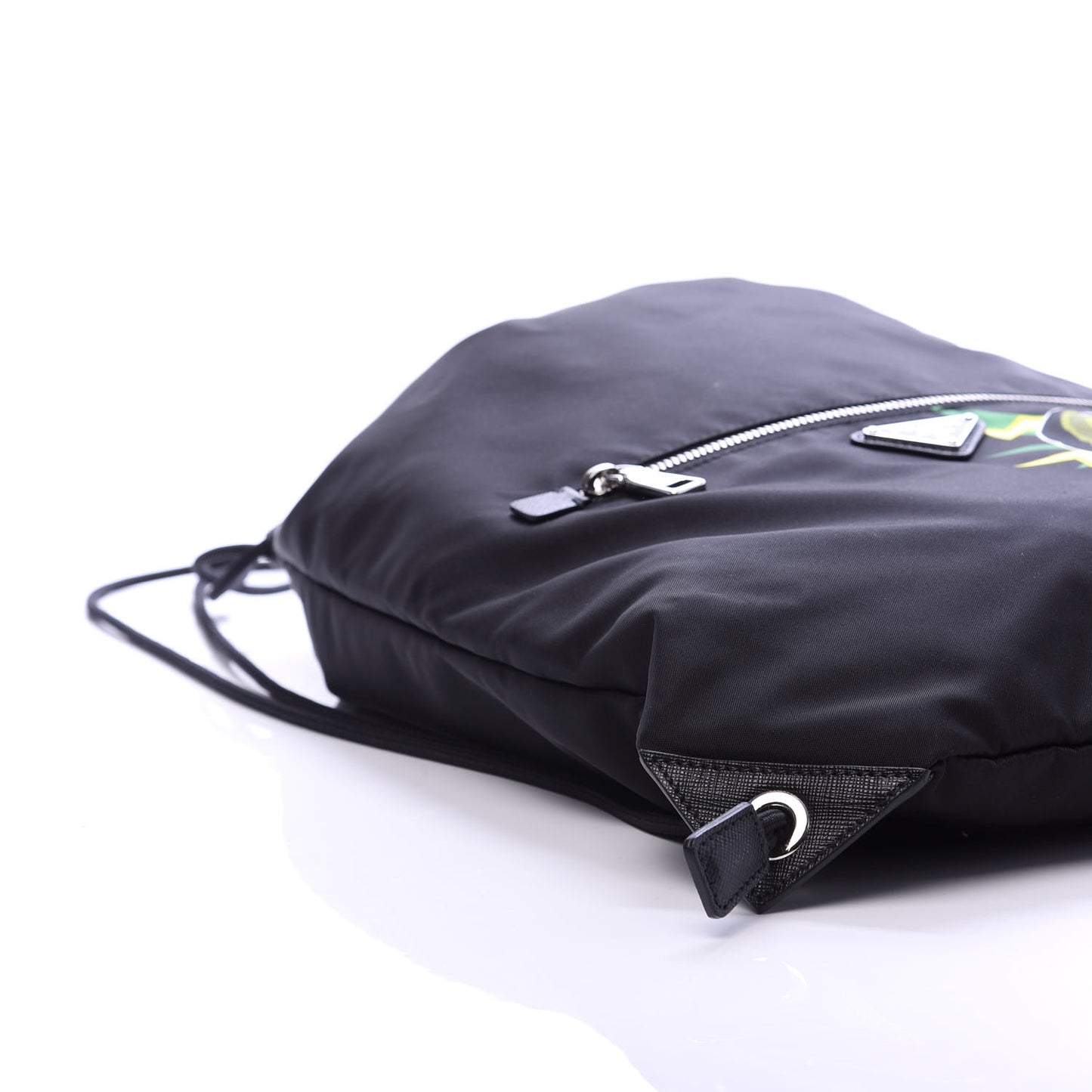 X UNIVERSAL STUDIOS Tessuto Nylon Saffiano Frankenstein Drawstring Backpack Black