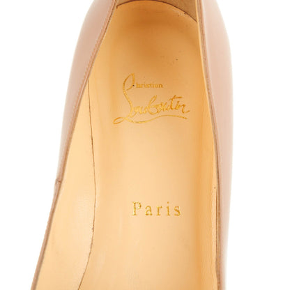 Christian Louboutin Patent Ron Ron Zeppa 80 Wedges 39.5 Nude 7 of 9