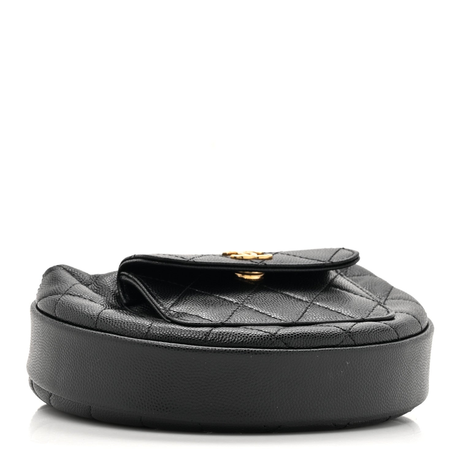Chanel Caviar Quilted Polly Pocket Pouch Hobo Black 4 of 11