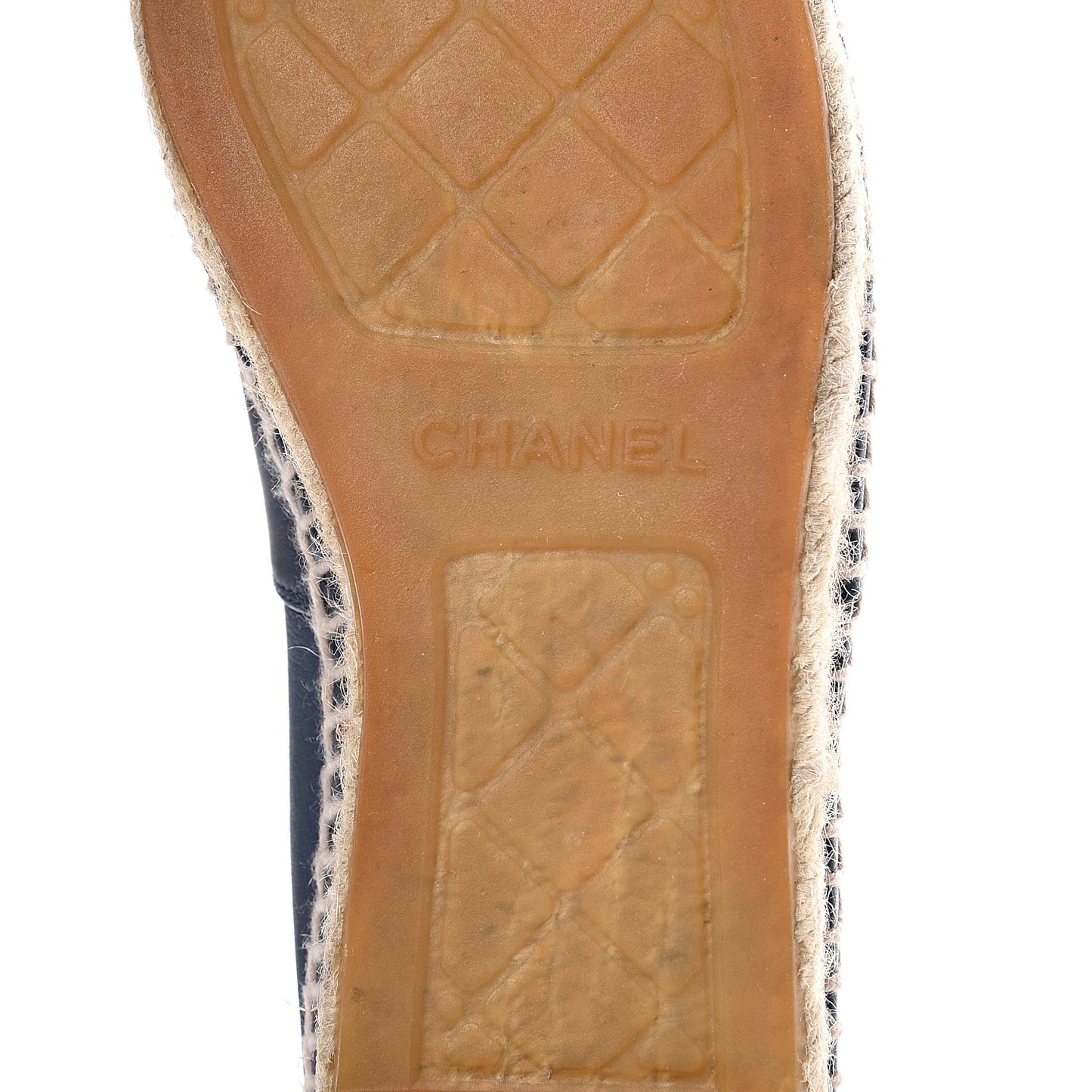 Lambskin CC Espadrilles 38 Dark Navy