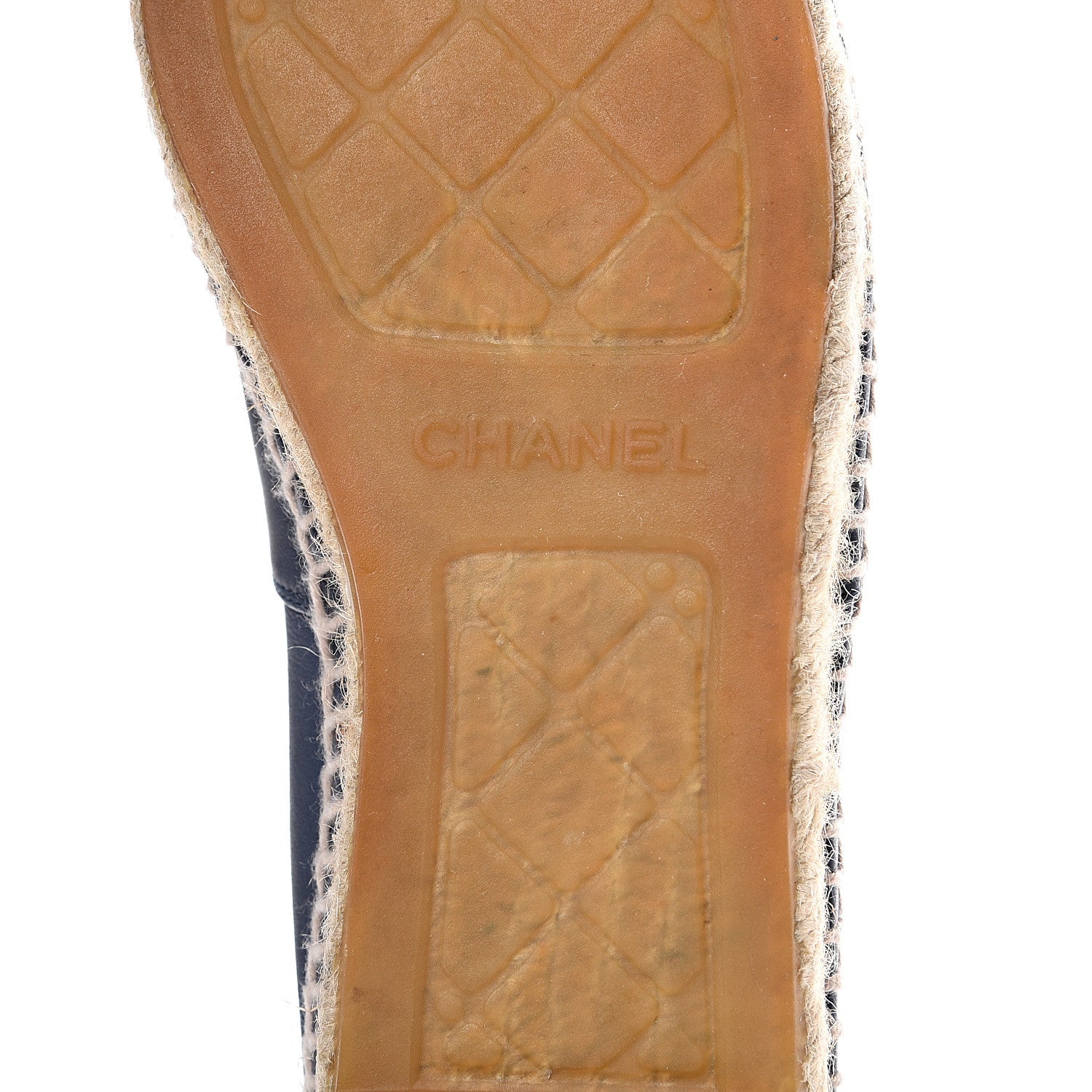 Chanel Lambskin CC Espadrilles 38 Dark Navy 7 of 10