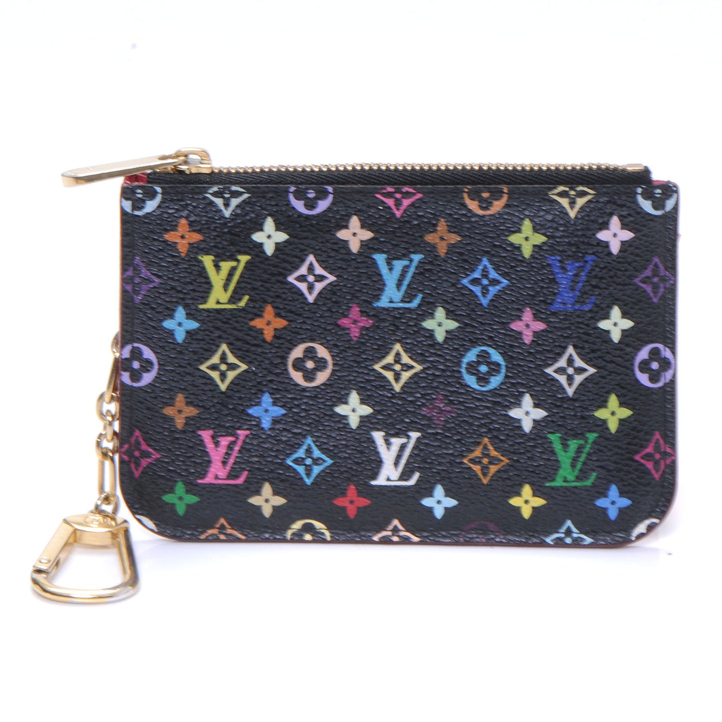 Monogram Multicolor Key Pouch Black Grenade