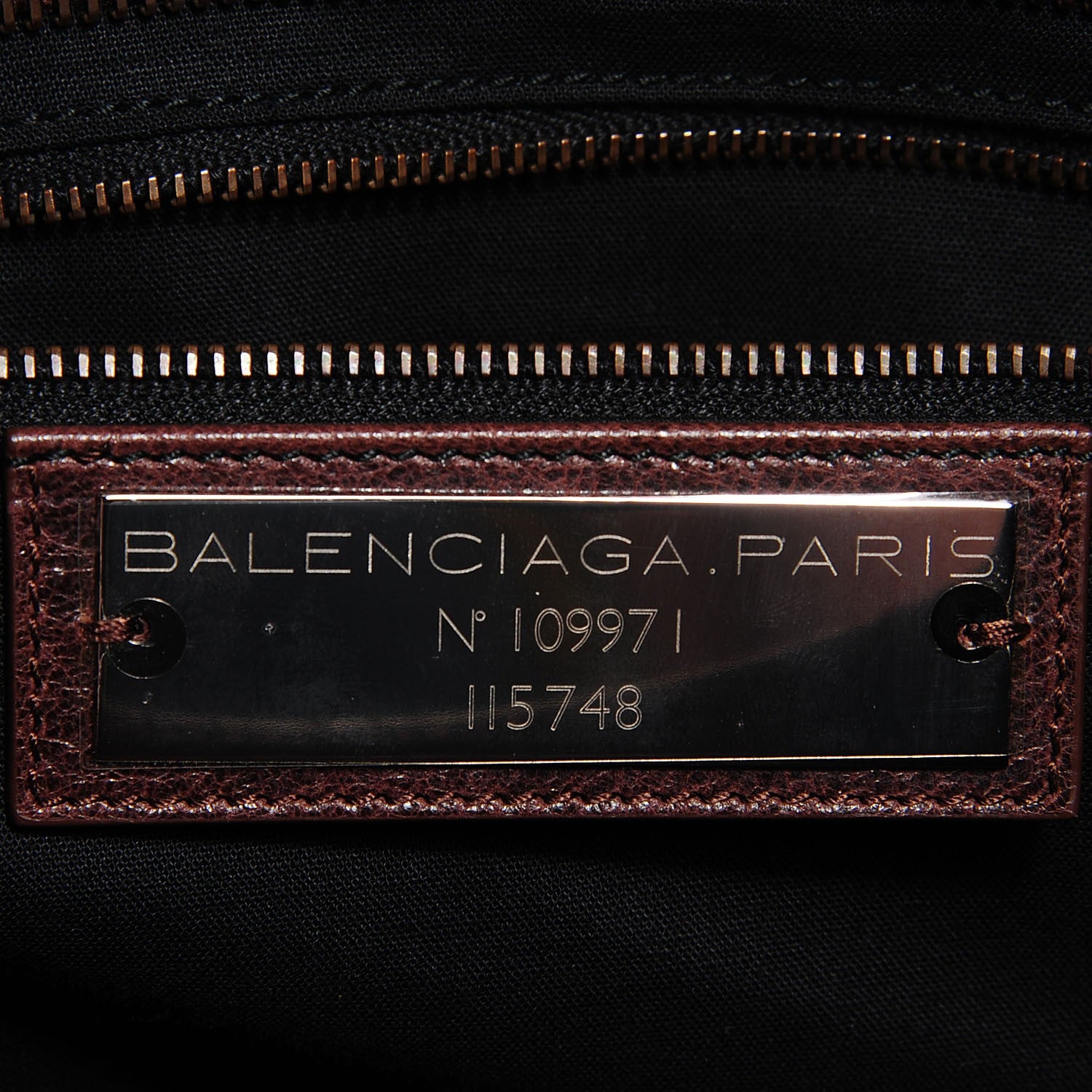 Balenciaga Agneau Classic Hardware City Cigare Fonce 10 of 15