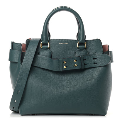 Burberry Soft Grain Calfskin Small Belt Bag Dark Cyan 1 of 11