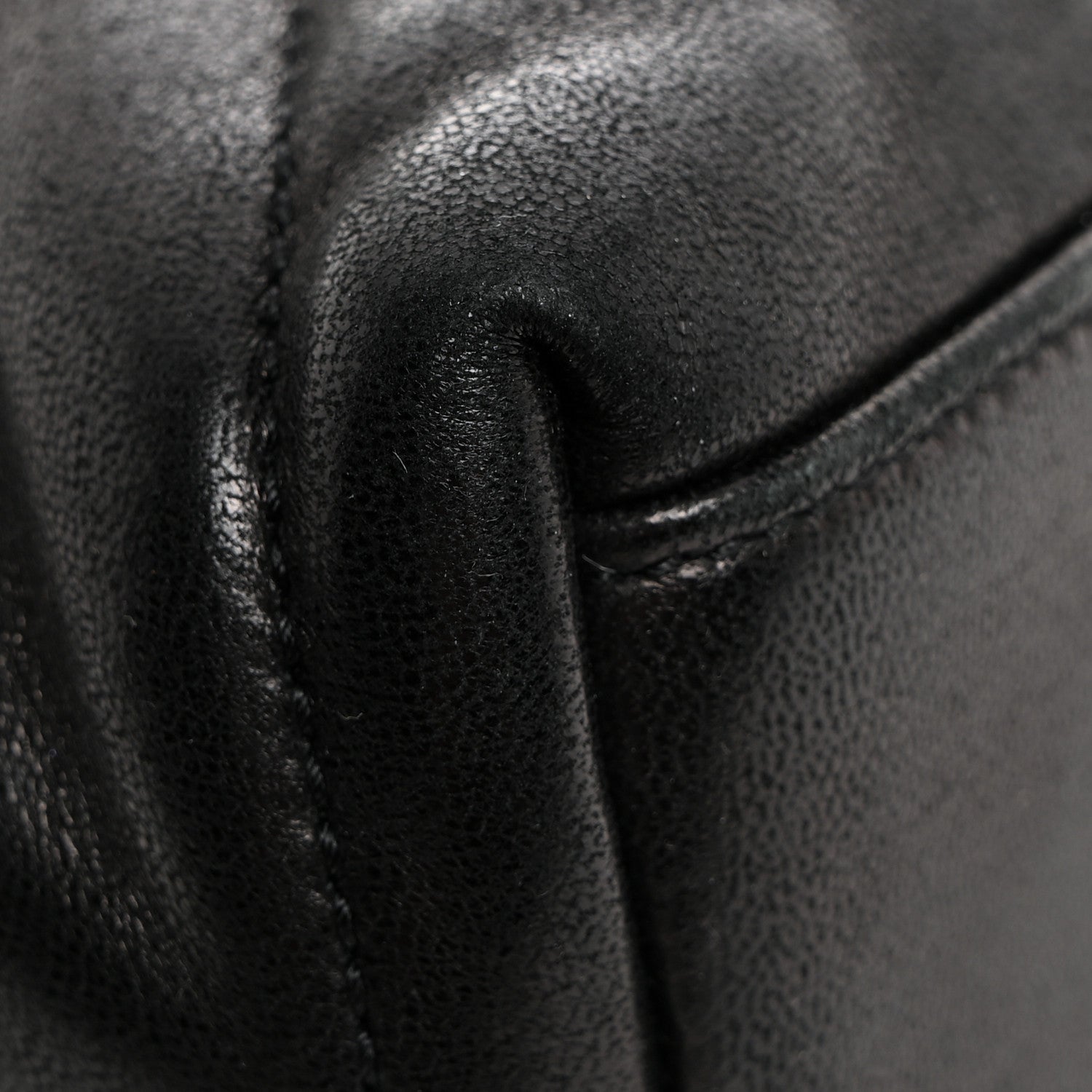 Saint Laurent Lambskin Quilted Toy Loulou Puffer Monogram Chain Satchel Black 14 of 16