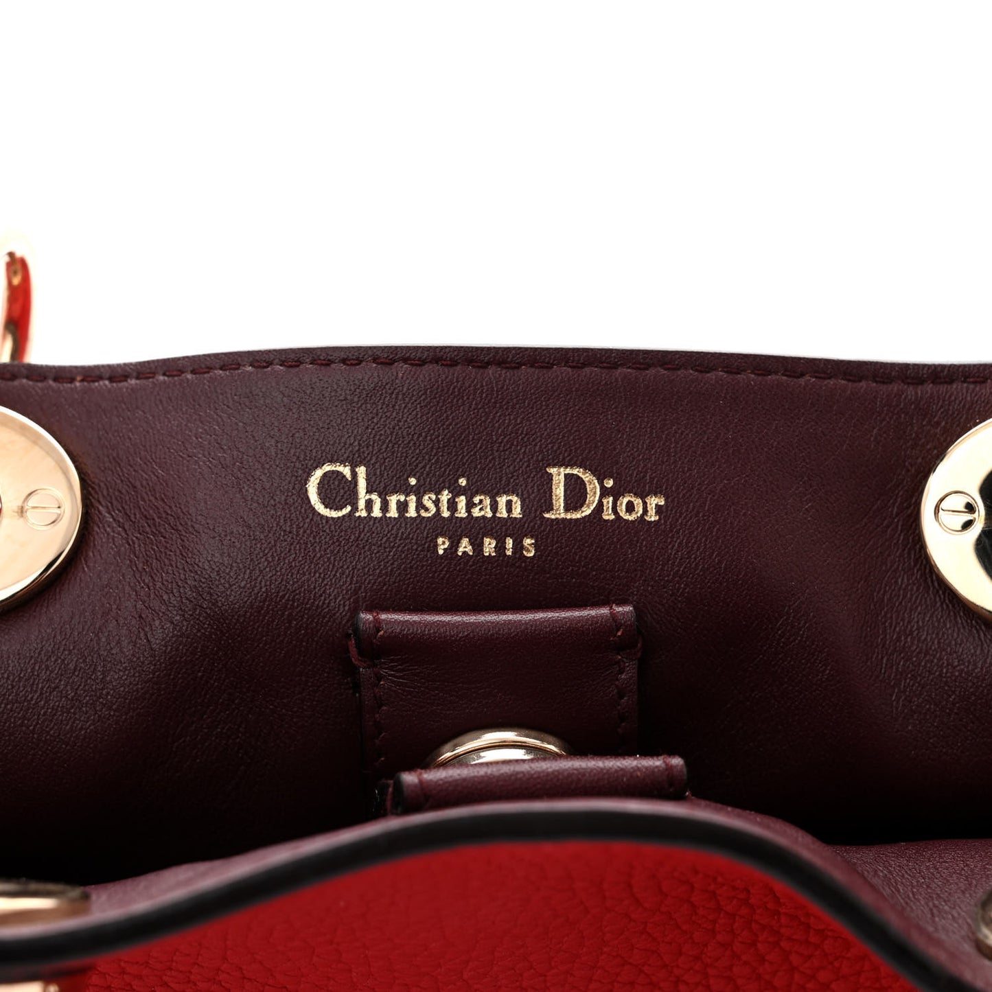 Calfskin Medium Diorissimo Bag Red