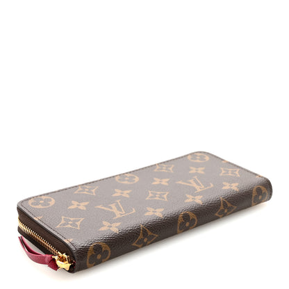 Louis Vuitton Monogram Clemence Wallet Fuchsia 4 of 6