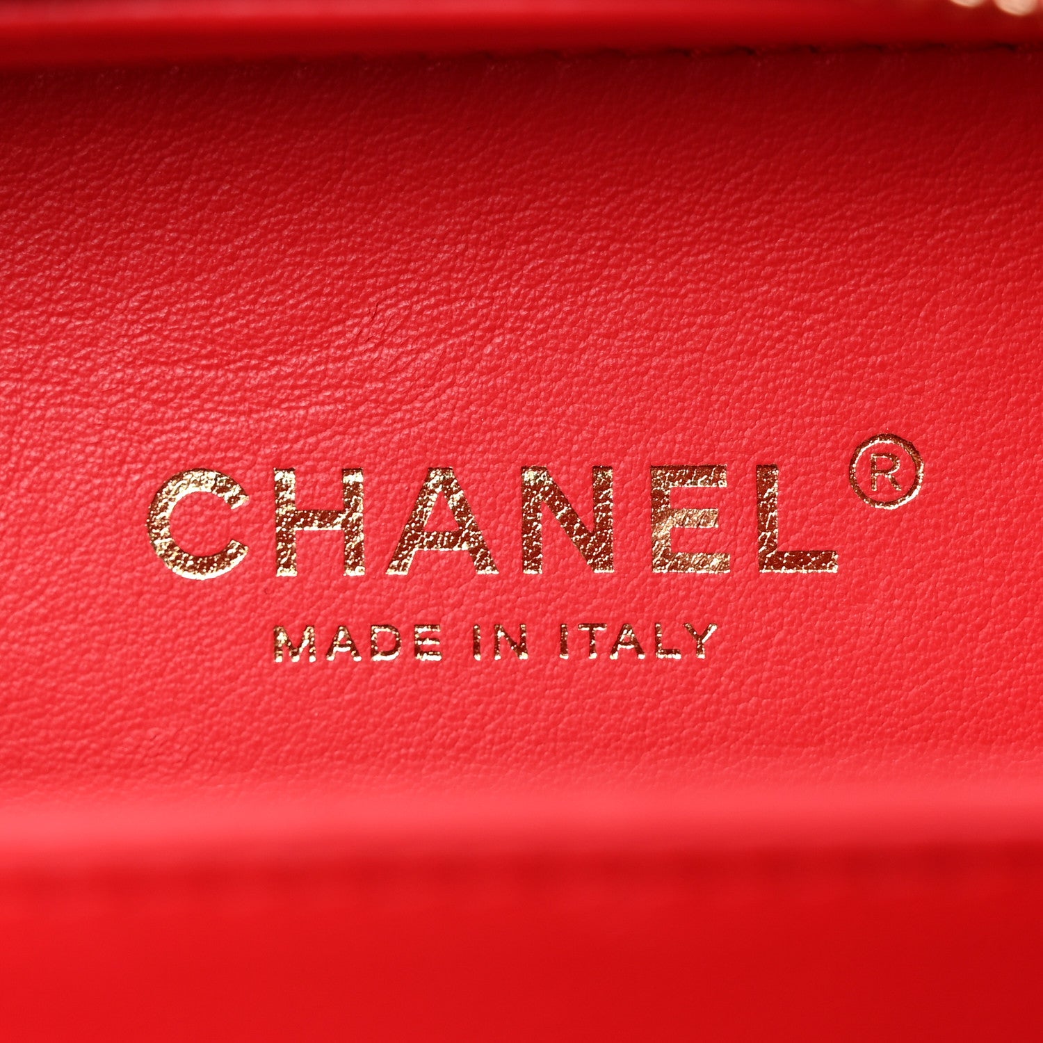 Chanel Caviar Quilted Small CC Filigree Vanity Case Red 6 of 13