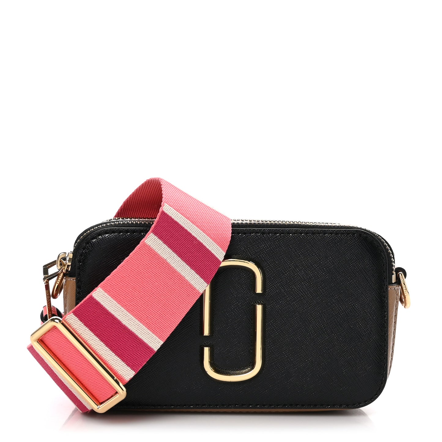 MARC JACOBS Saffino Small Snapshot Camera Bag Coral Multi