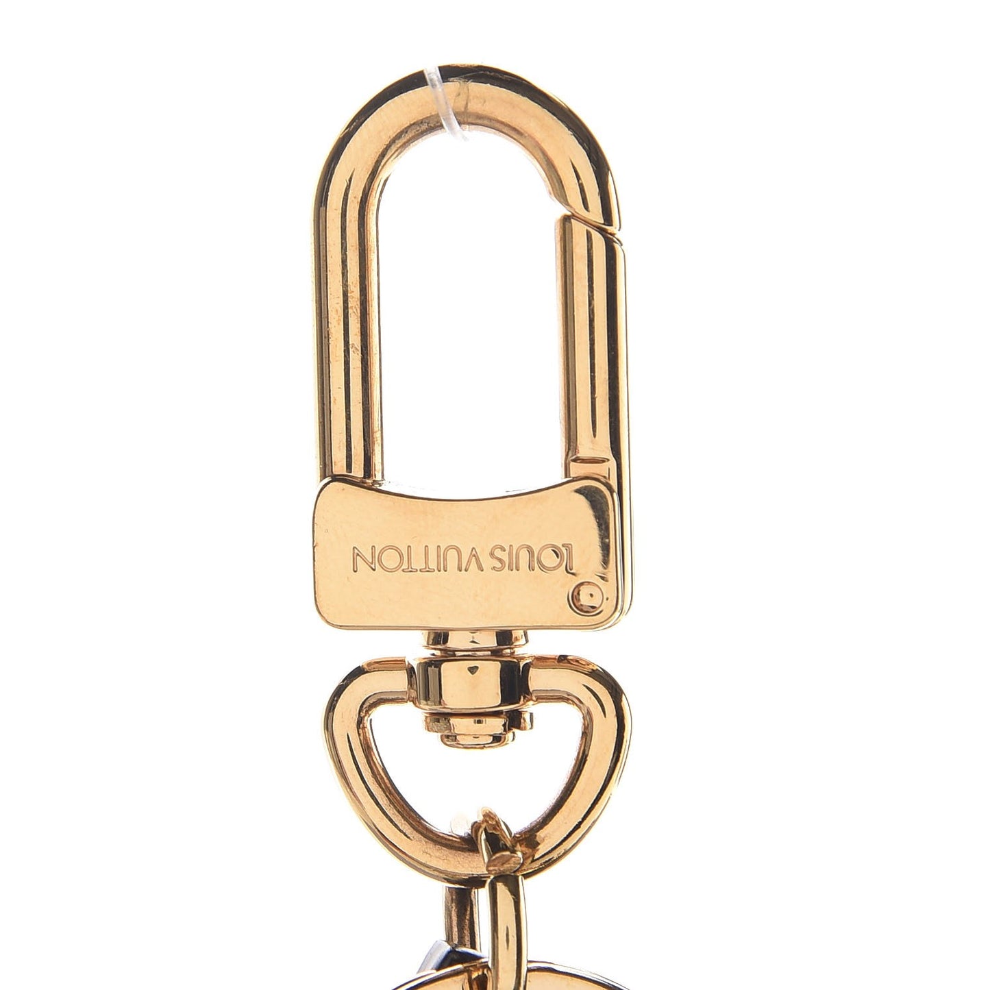Petite Malle Bag Charm Key Holder Brown