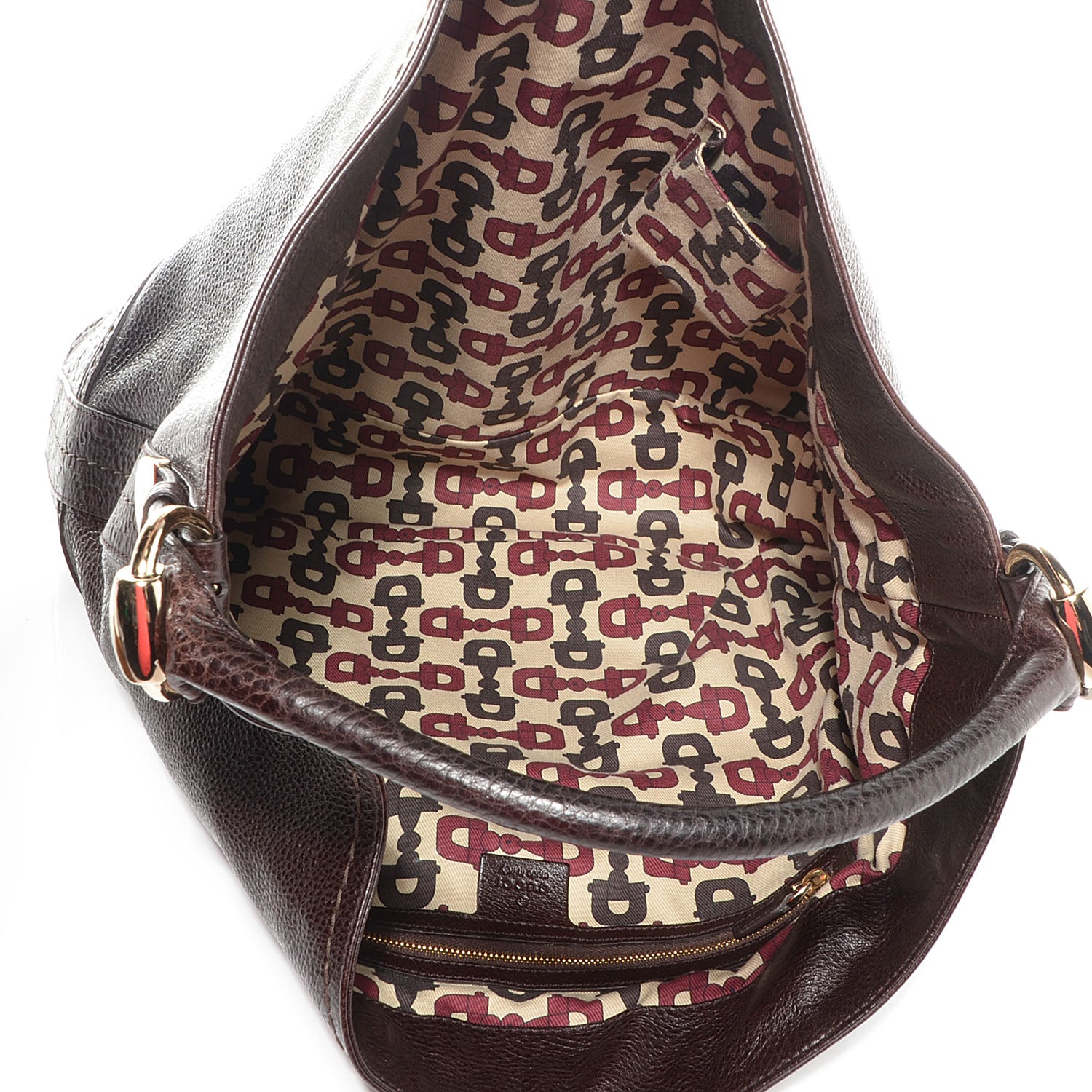 Gucci Leather Guccissima Trim Large Signoria Hobo Dark Brown 5 of 7
