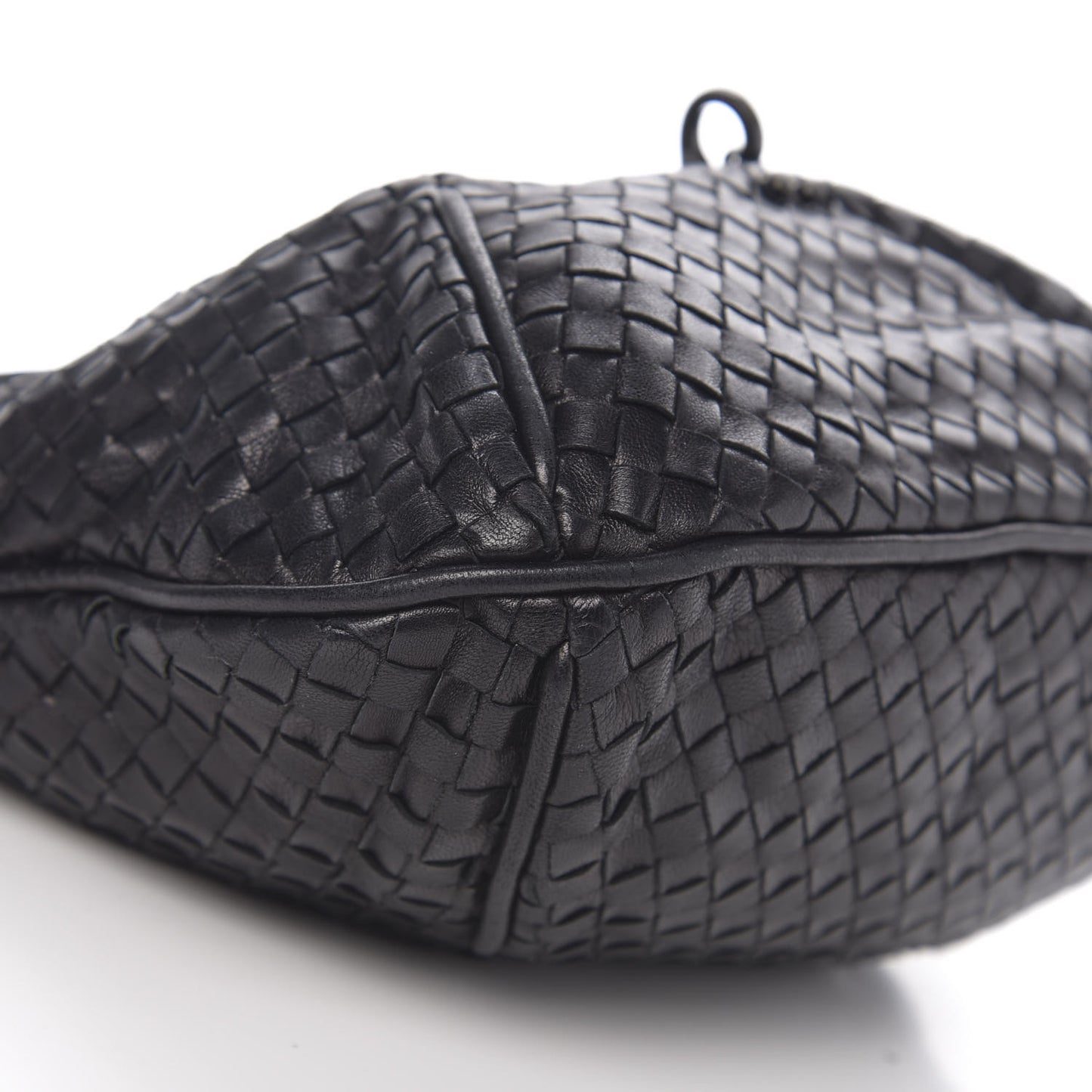 Nappa Intrecciato Hobo Black