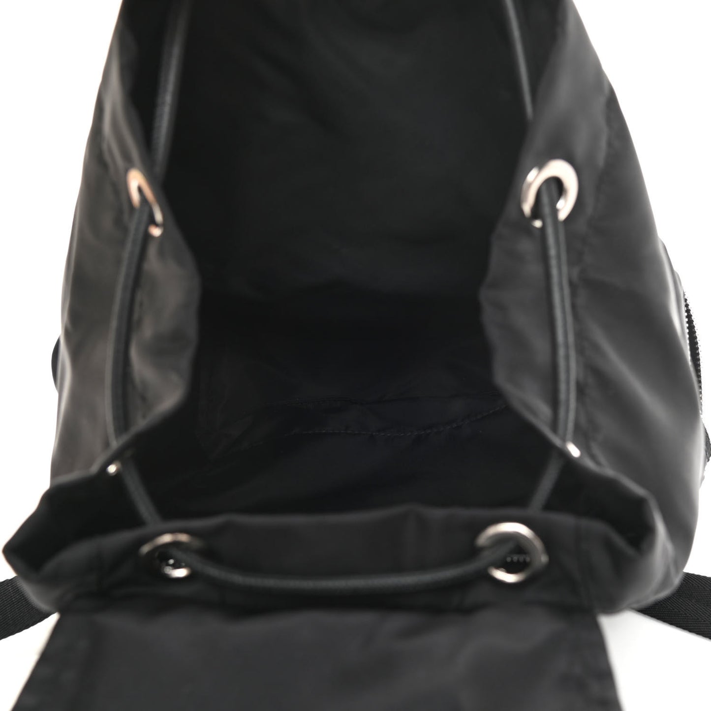 Nylon Logo Print Small Rucksack Backpack