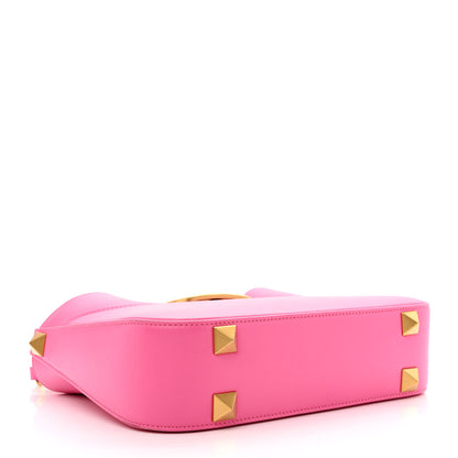 Valentino Garavani Nappa Stud Sign Hobo Feminine Pink 4 of 9