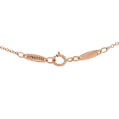 Tiffany 18K Rose Gold Chain Necklace 16" 4 of 5