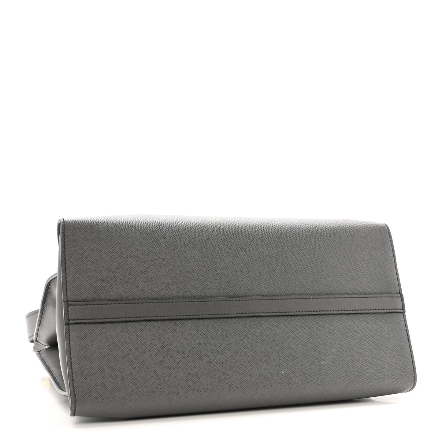 Saffiano City Calfskin Medium Esplanade Tote Mercurio