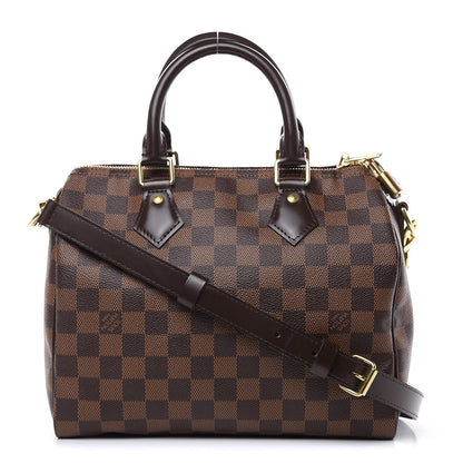 Louis Vuitton Damier Ebene Speedy Bandouliere 25 1 of 11